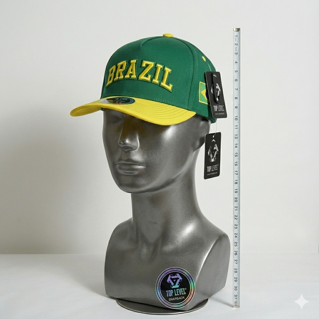 Brazil Fanatics Hat Cap Snapback Soccer Football ,Top Level