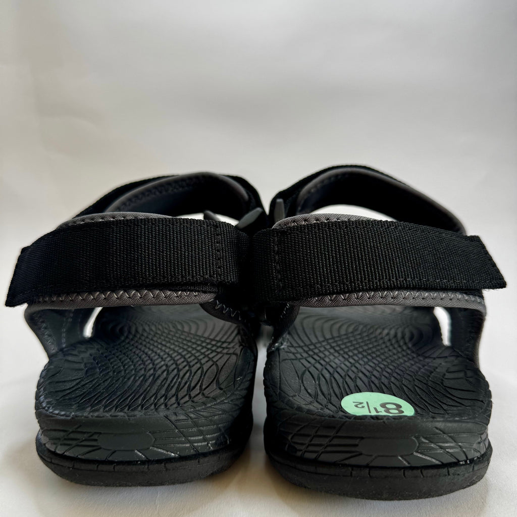 Men's Ecko Unltd Athletic Strappy Sandals Grey Black Size 8,5 US