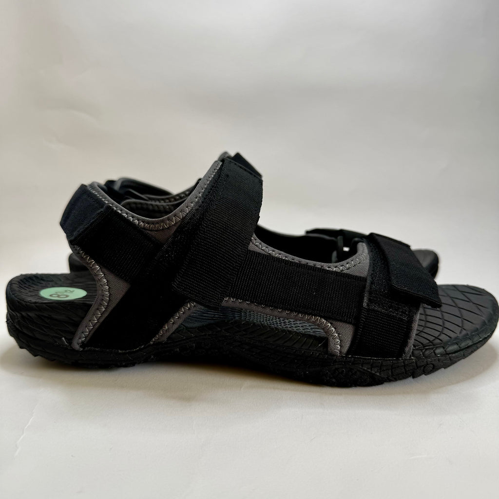 Men's Ecko Unltd Athletic Strappy Sandals Grey Black Size 8,5 US