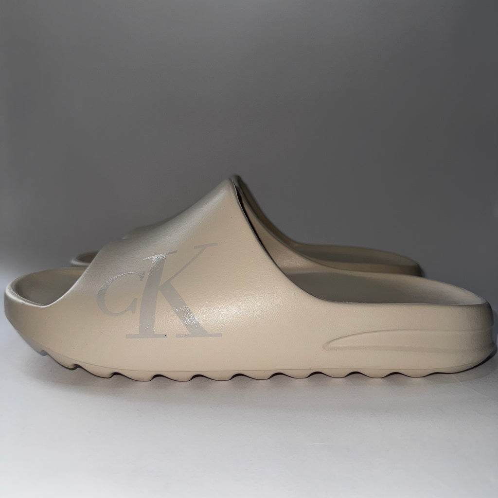 Calvin Klein Sandals Slides Beige Men's Size 8