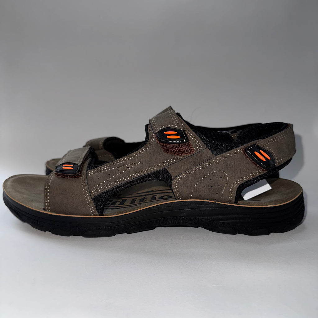 Edition Sport Casual Sandals Ajustable Straps and Orange accents