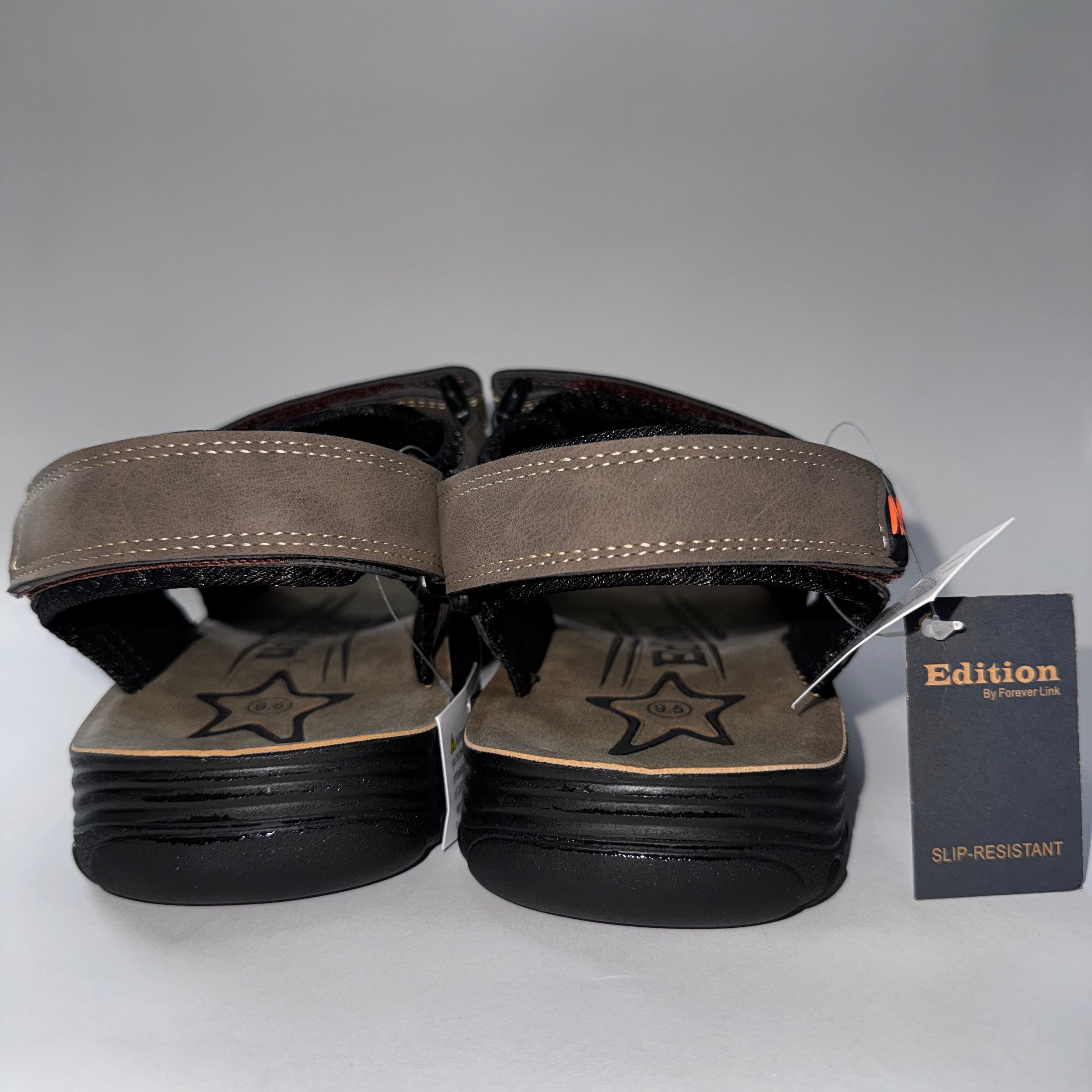 Edition Sport Casual Sandals Ajustable Straps and Orange accents