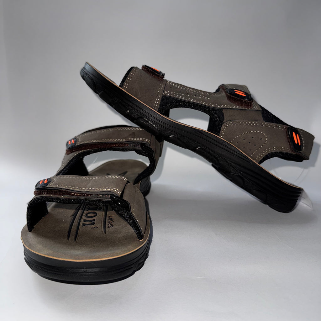 Edition Sport Casual Sandals Ajustable Straps and Orange accents