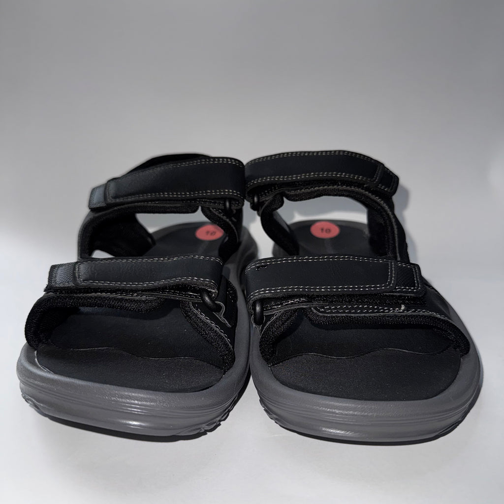 Rockport Men's Sandals Black Strap Adjustable Size 10
