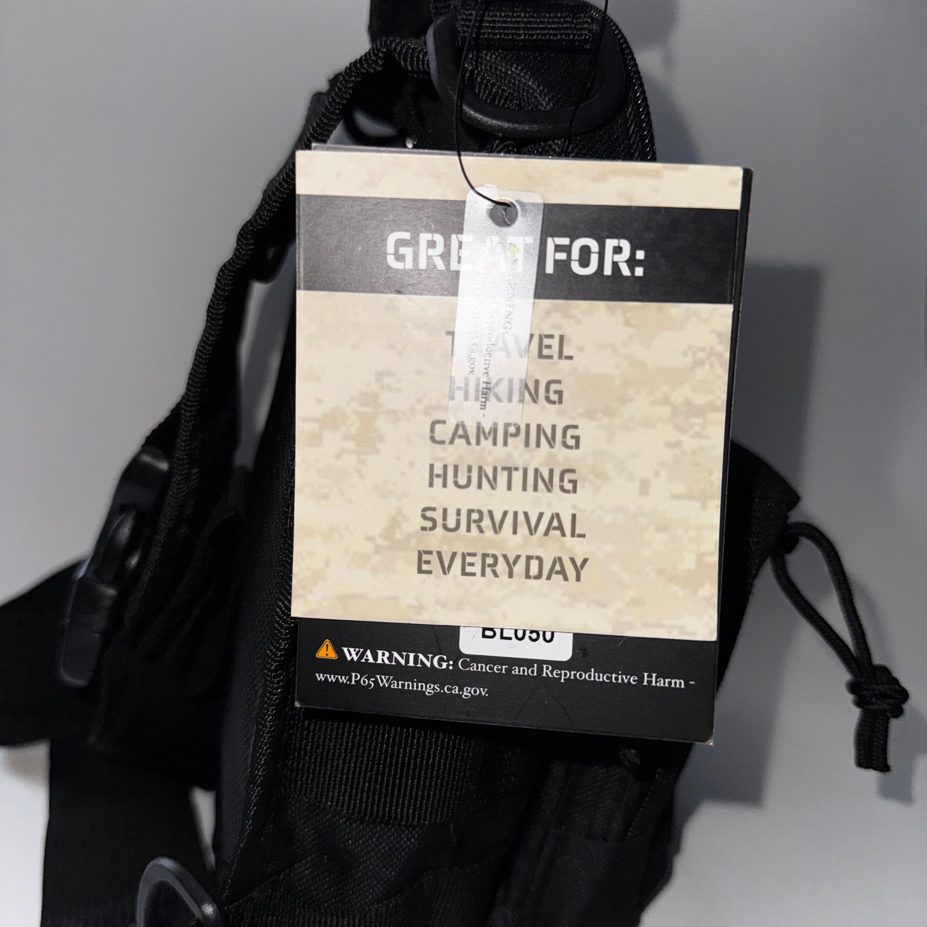 Bre Tactical Outdoor Bl050 Sling Bag Black Shoulder Pack
