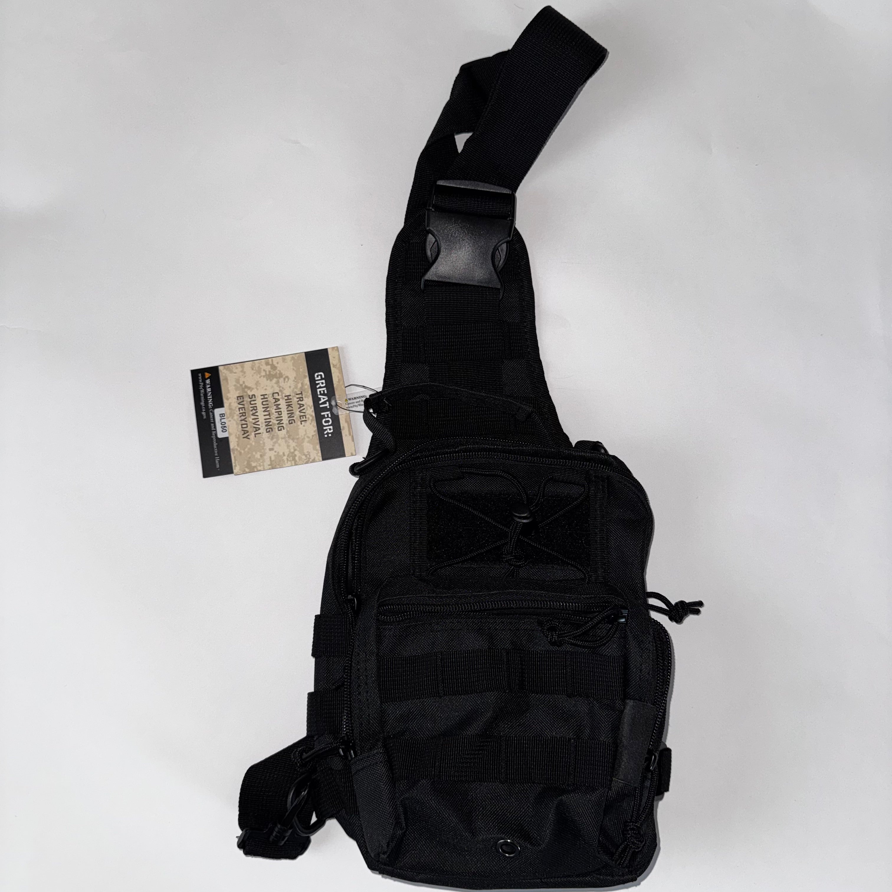 Bre Tactical Outdoor Bl050 Sling Bag Black Shoulder Pack