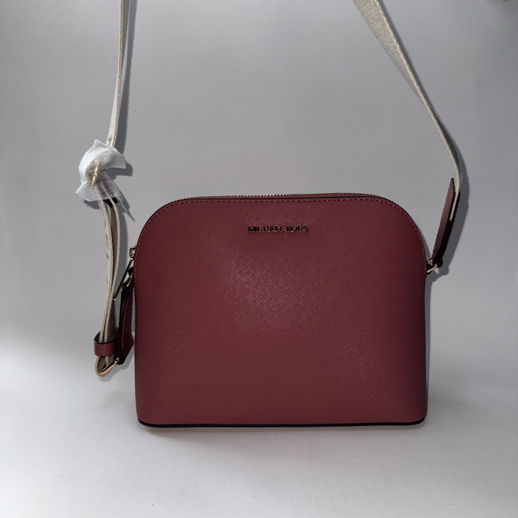 Michael Kors Cindy Lg Dome Crossbody Leather