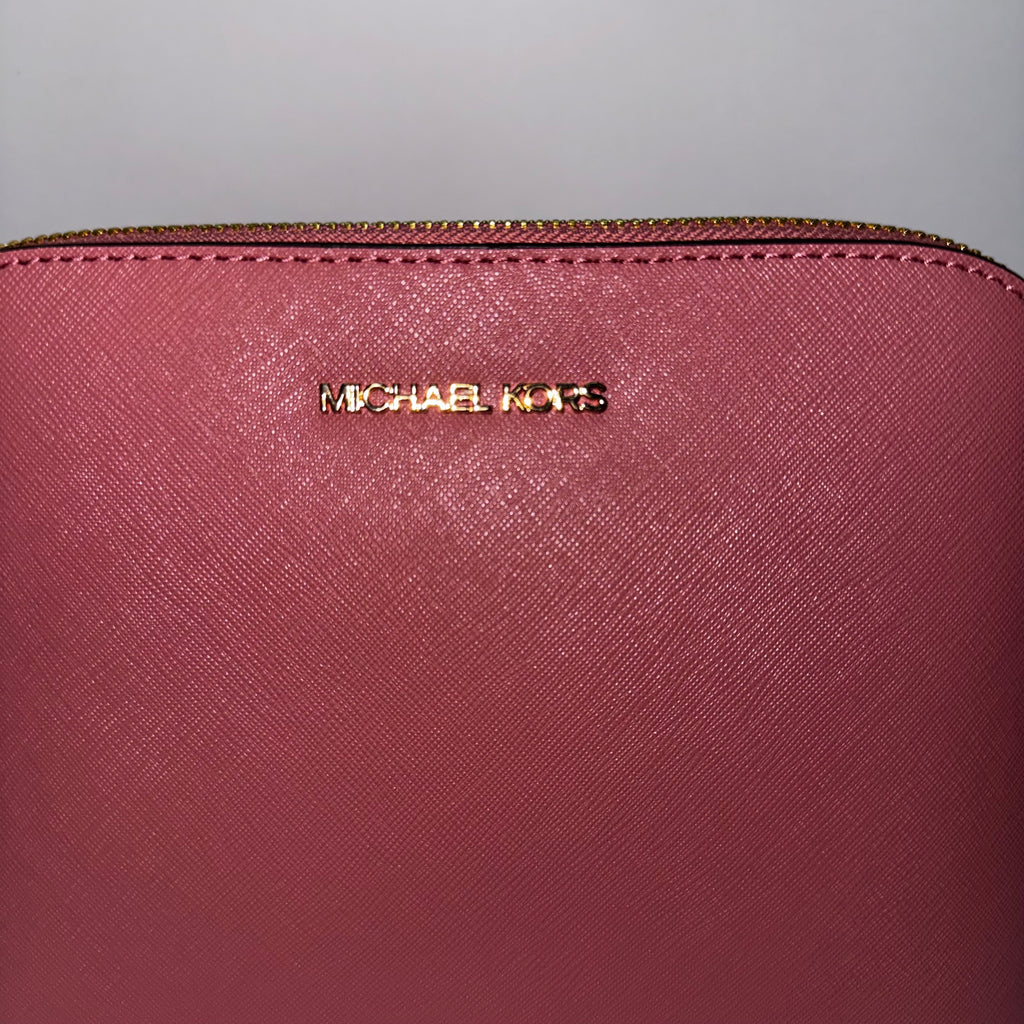 Michael Kors Cindy Lg Dome Crossbody Leather