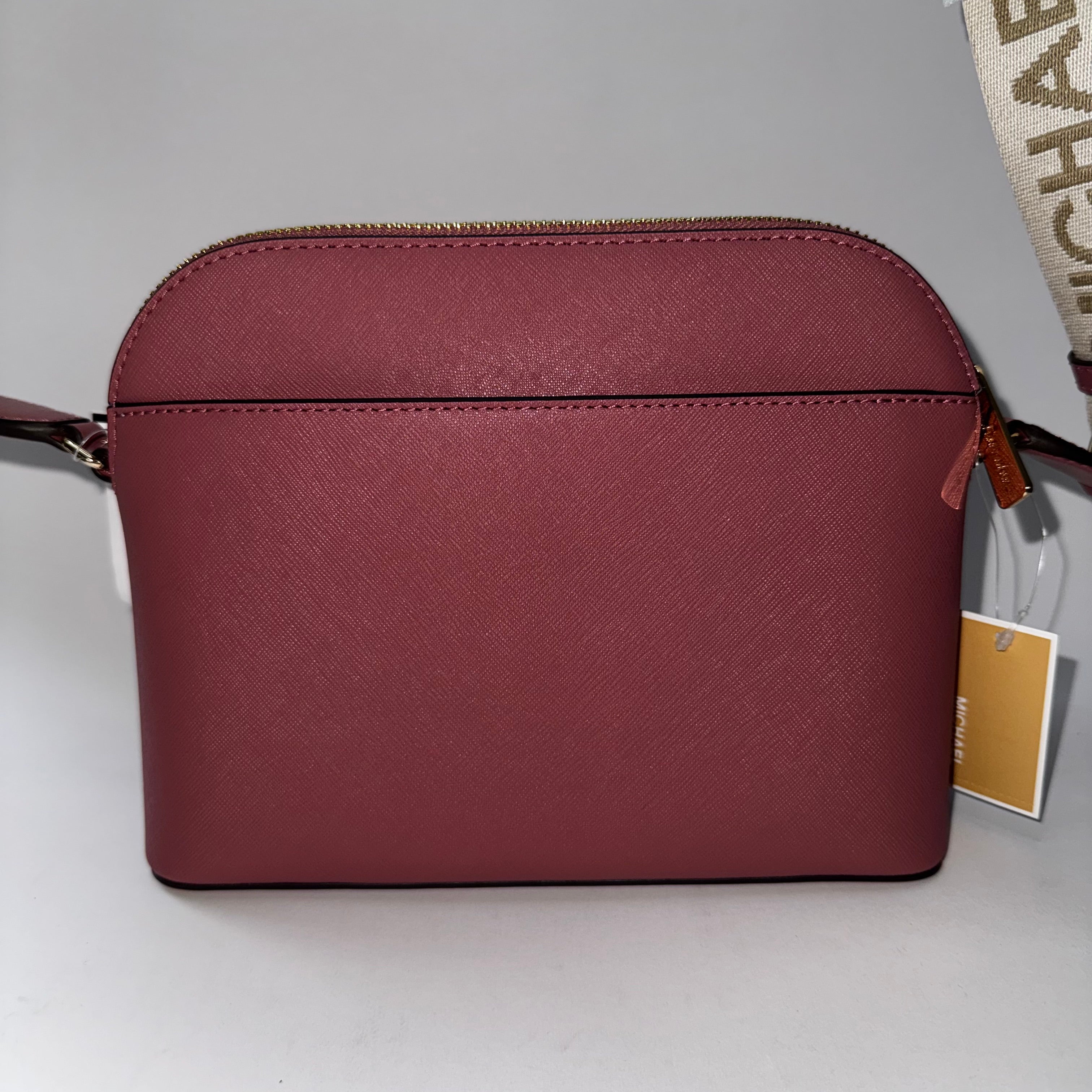 Michael Kors Cindy Lg Dome Crossbody Leather