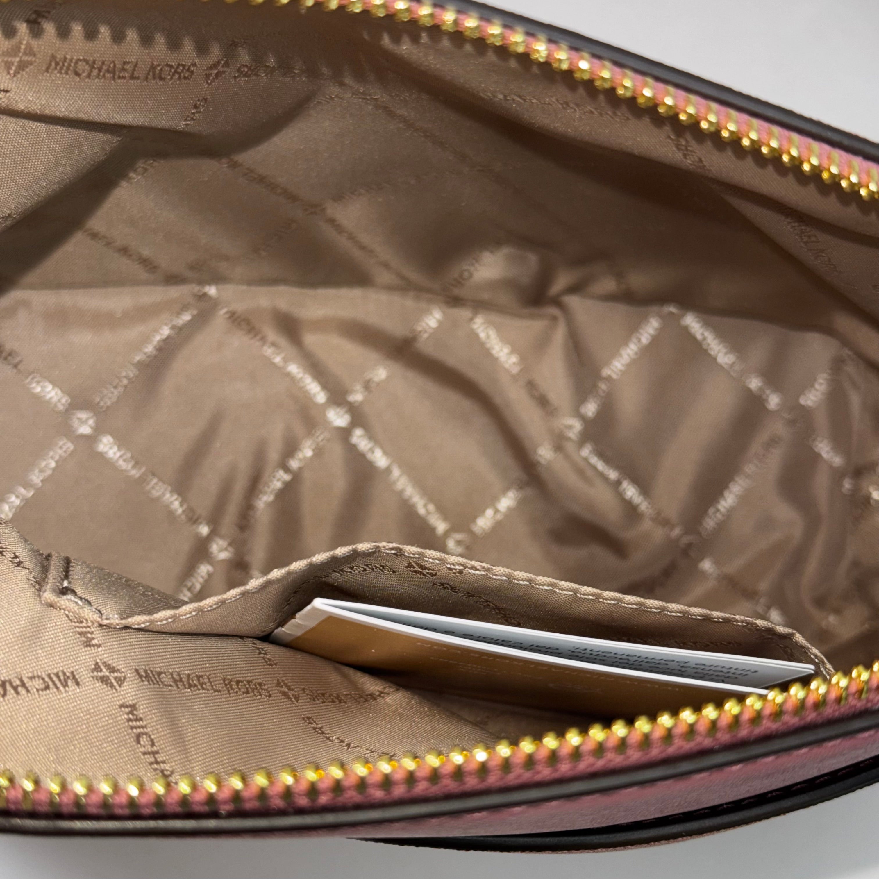 Michael Kors Cindy Lg Dome Crossbody Leather