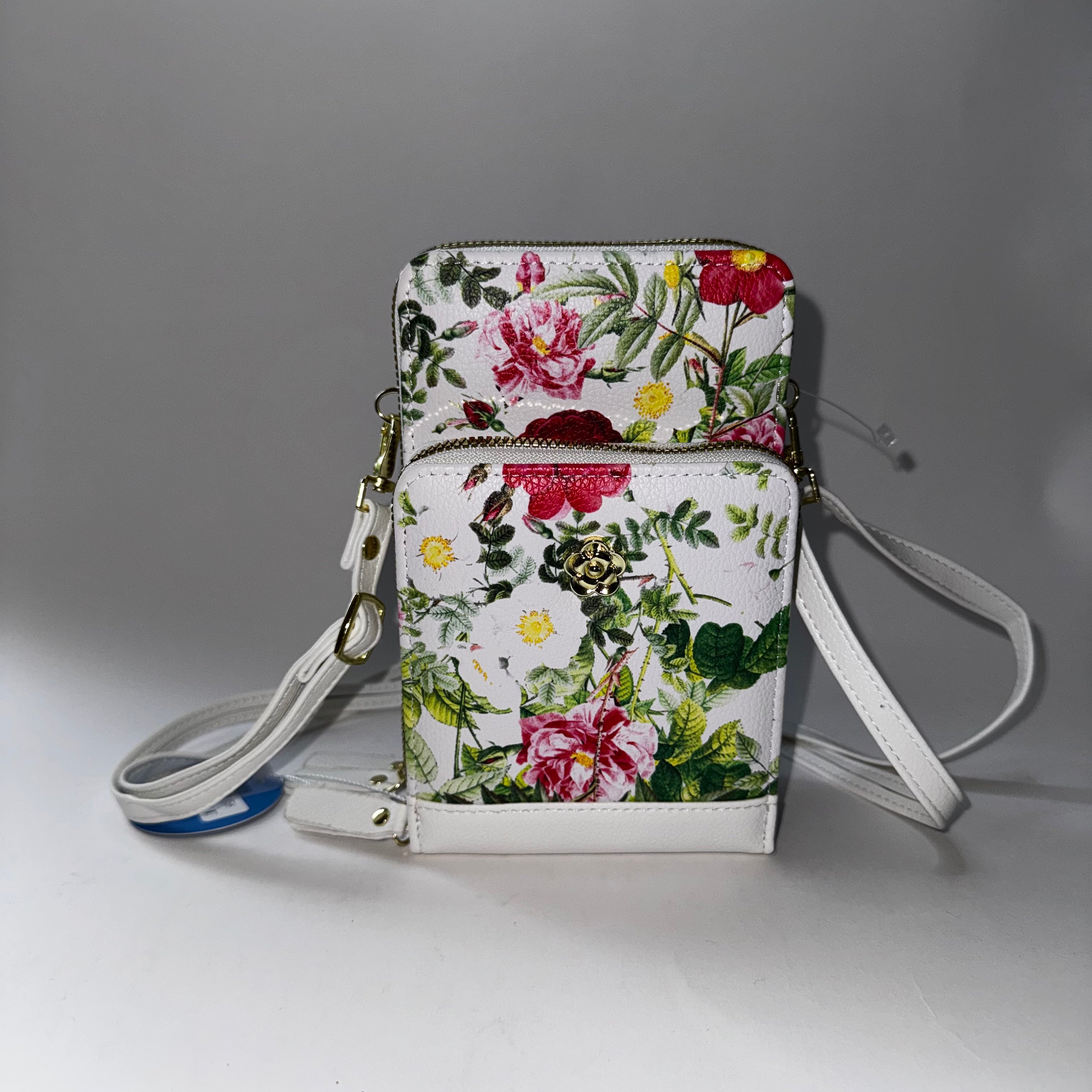 Floral Crossbody bag Ckic Unlimited Small, Multi-Compartment Vintage