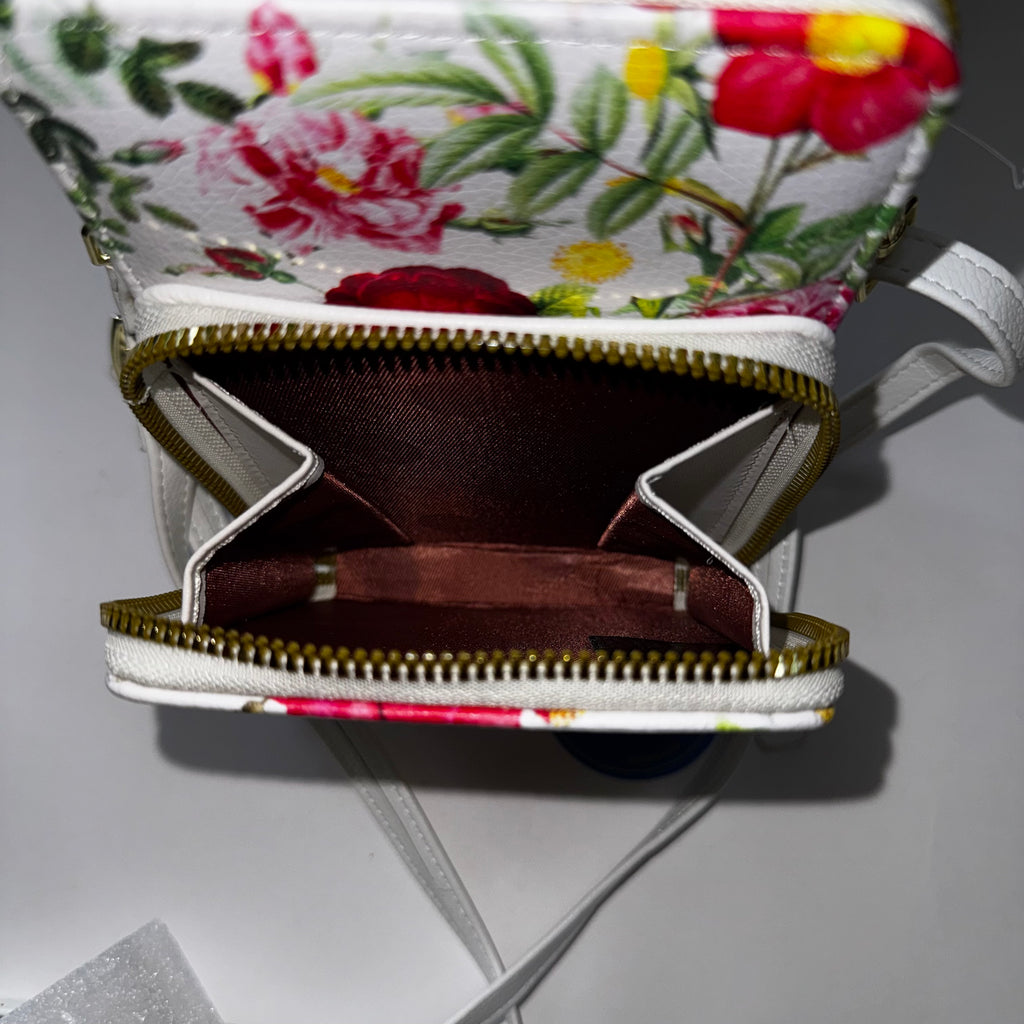 Floral Crossbody bag Ckic Unlimited Small, Multi-Compartment Vintage