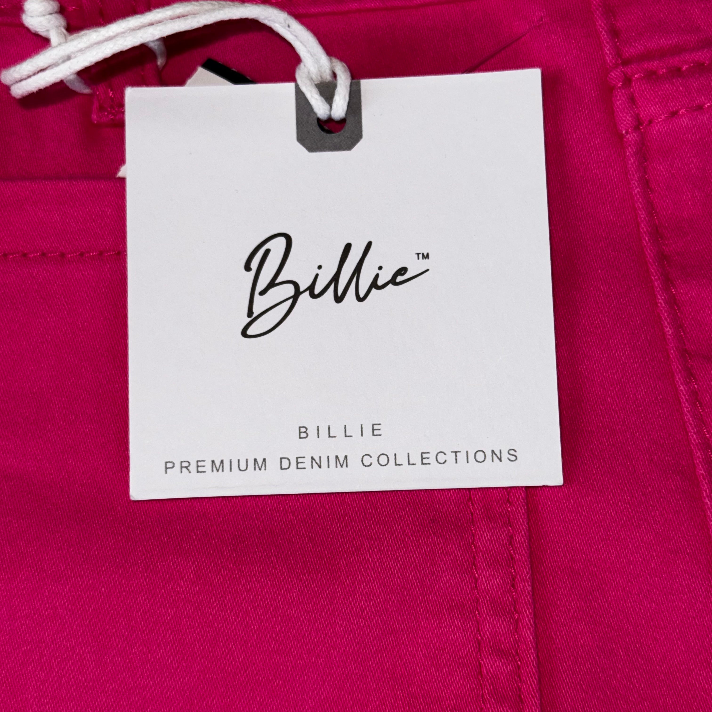 Billie Premium Denim Jeans Bright Pink Stretch Skinny Collection
