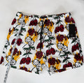 WXYZ Men's Skul,Flame, and Palm Tree Print Swim Trunks Short Size L