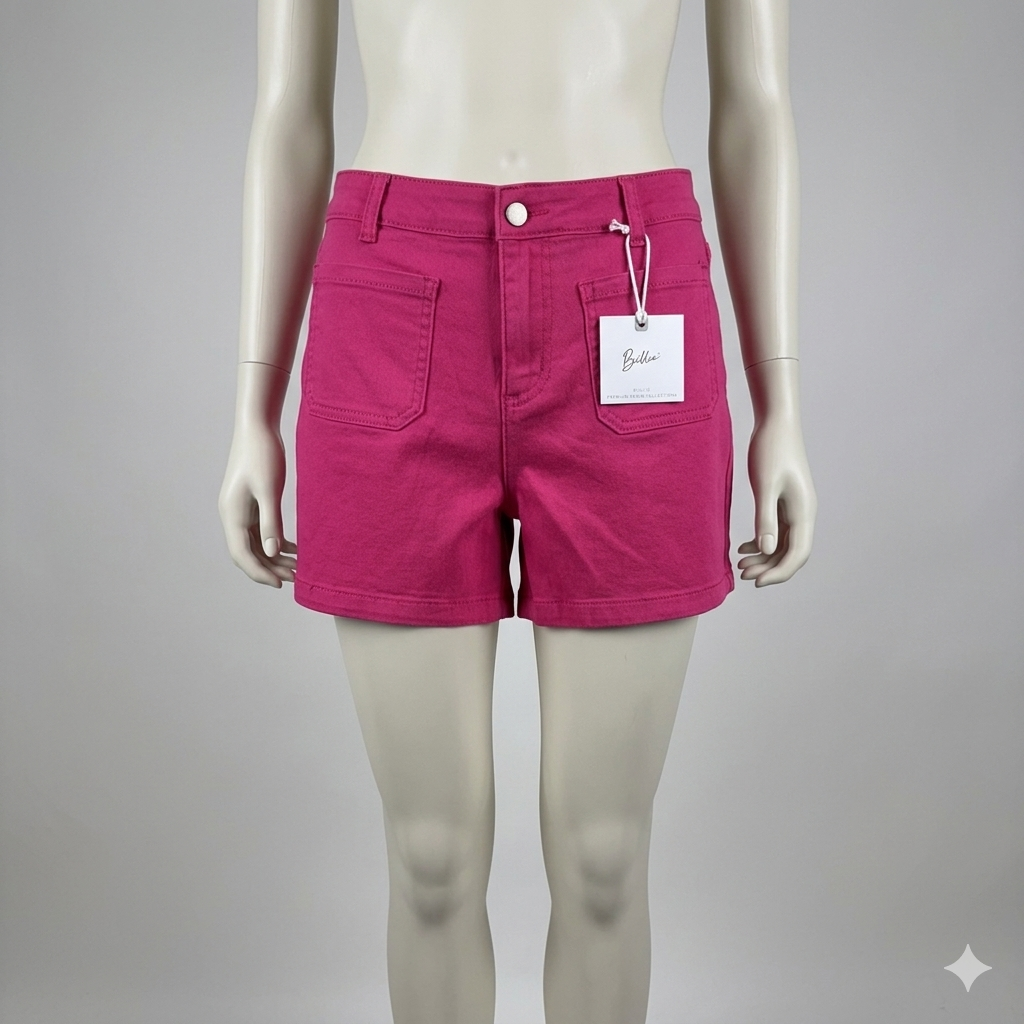 Billie Premium Denim Jeans Bright Pink Stretch Skinny Collection
