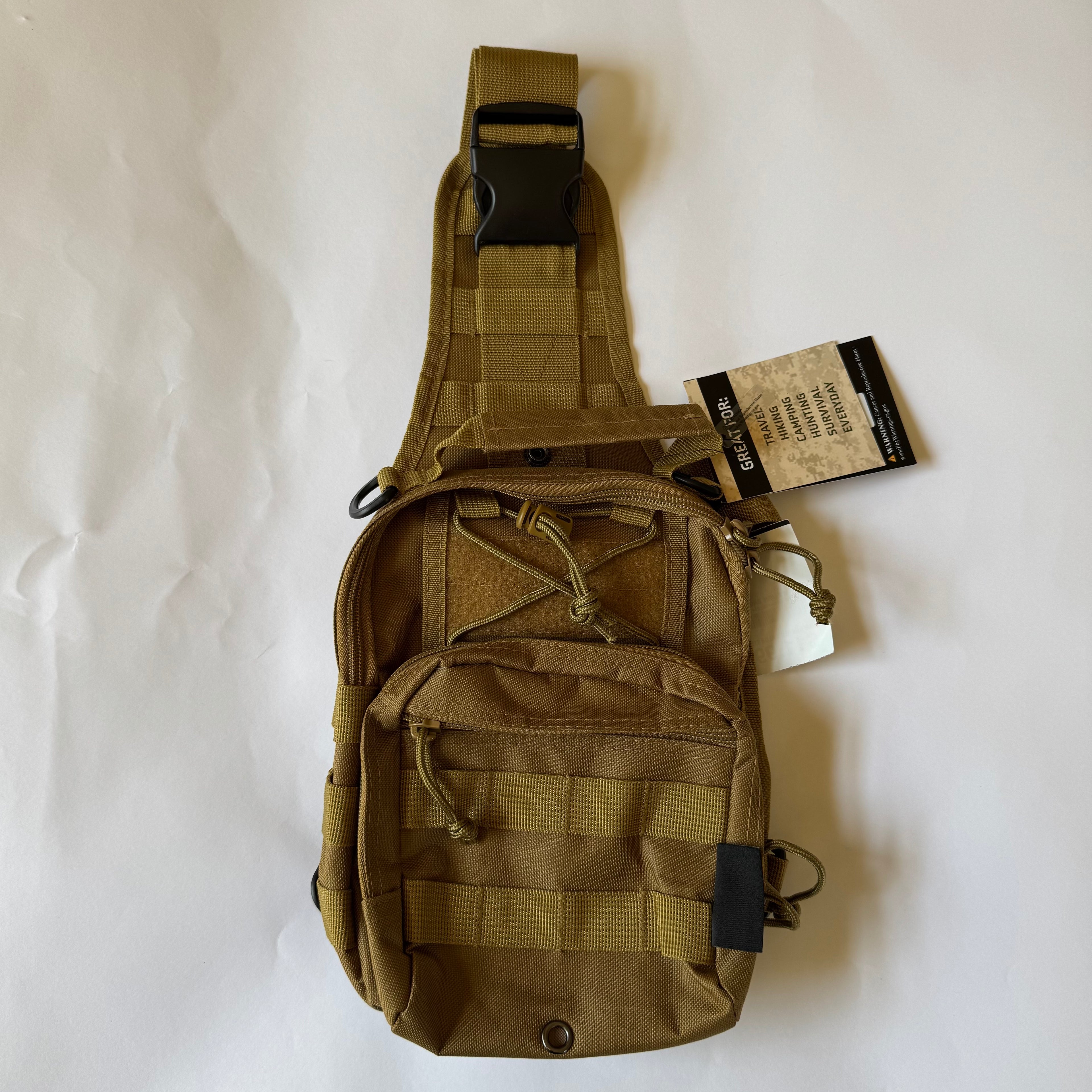 Bre Tactical Outdoor Bl050 Sling Bag Black Shoulder Pack