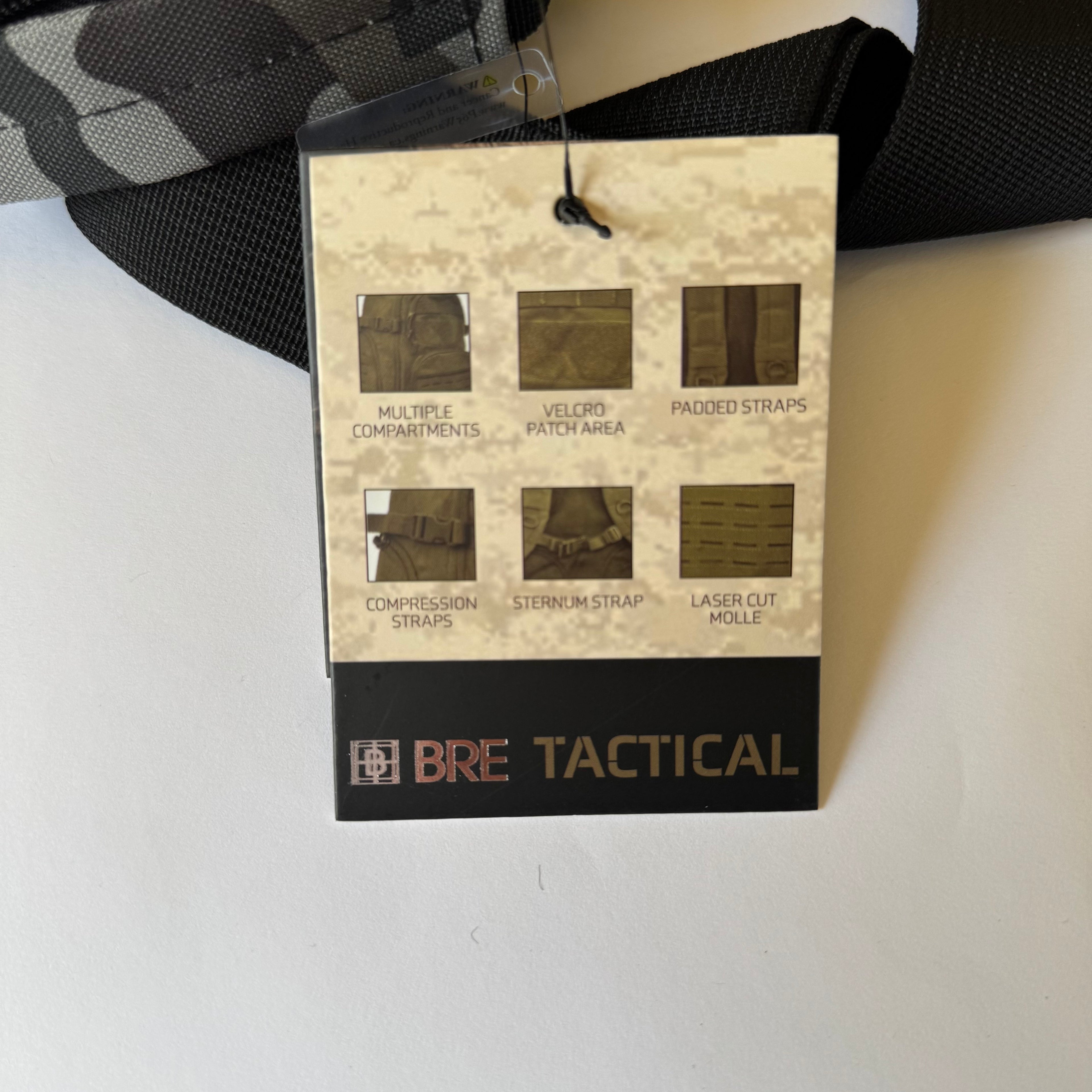 Bre Tactical Outdoor Bl050 Sling Bag Black Shoulder Pack