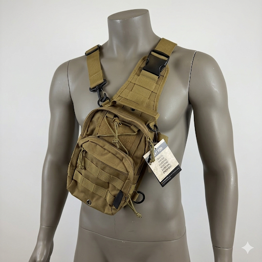 Bre Tactical Outdoor Bl050 Sling Bag Black Shoulder Pack