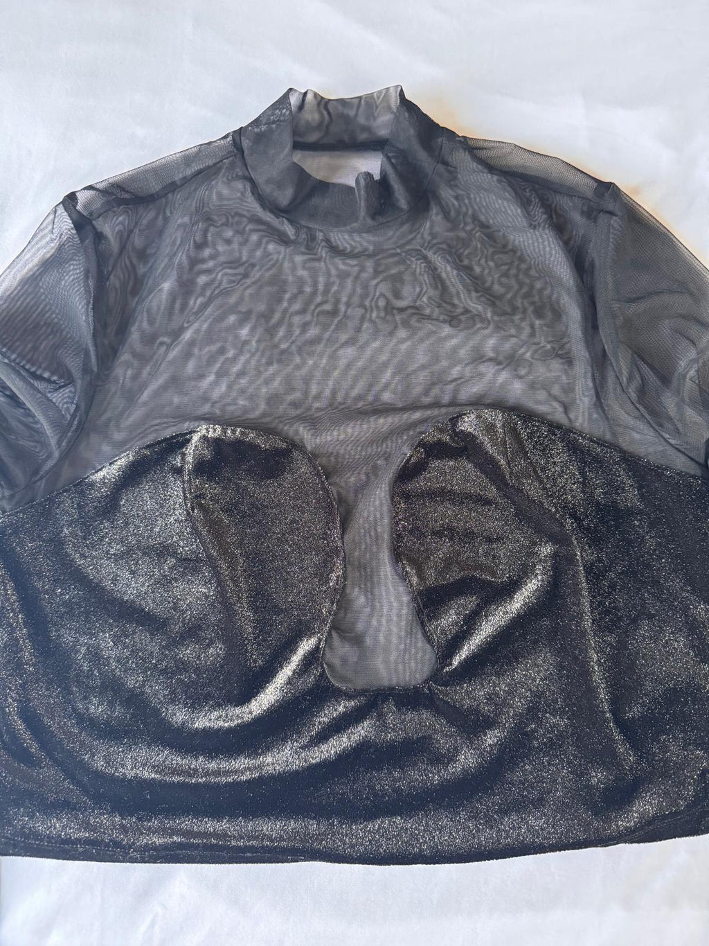 Women's Two piece Outfits Top and Pants Color Black, Size M