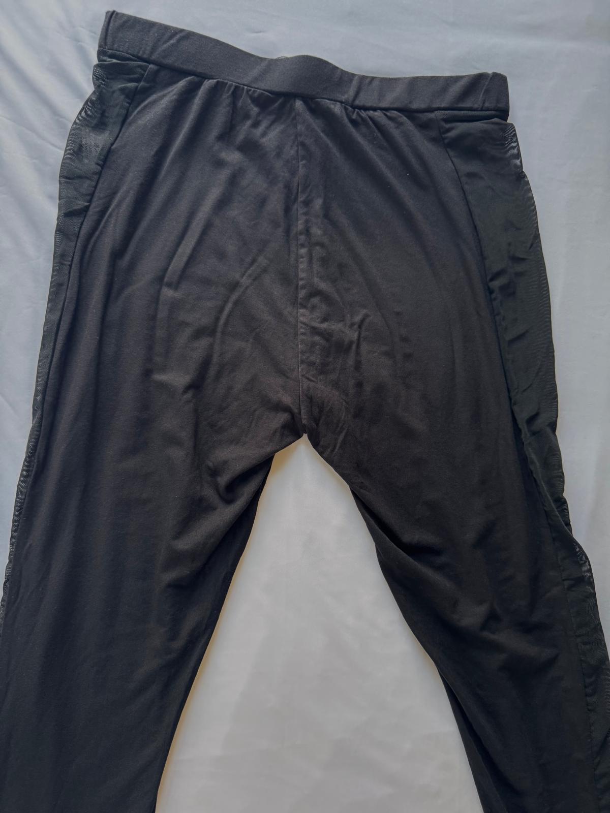 Women's Two piece Outfits Top and Pants Color Black, Size M