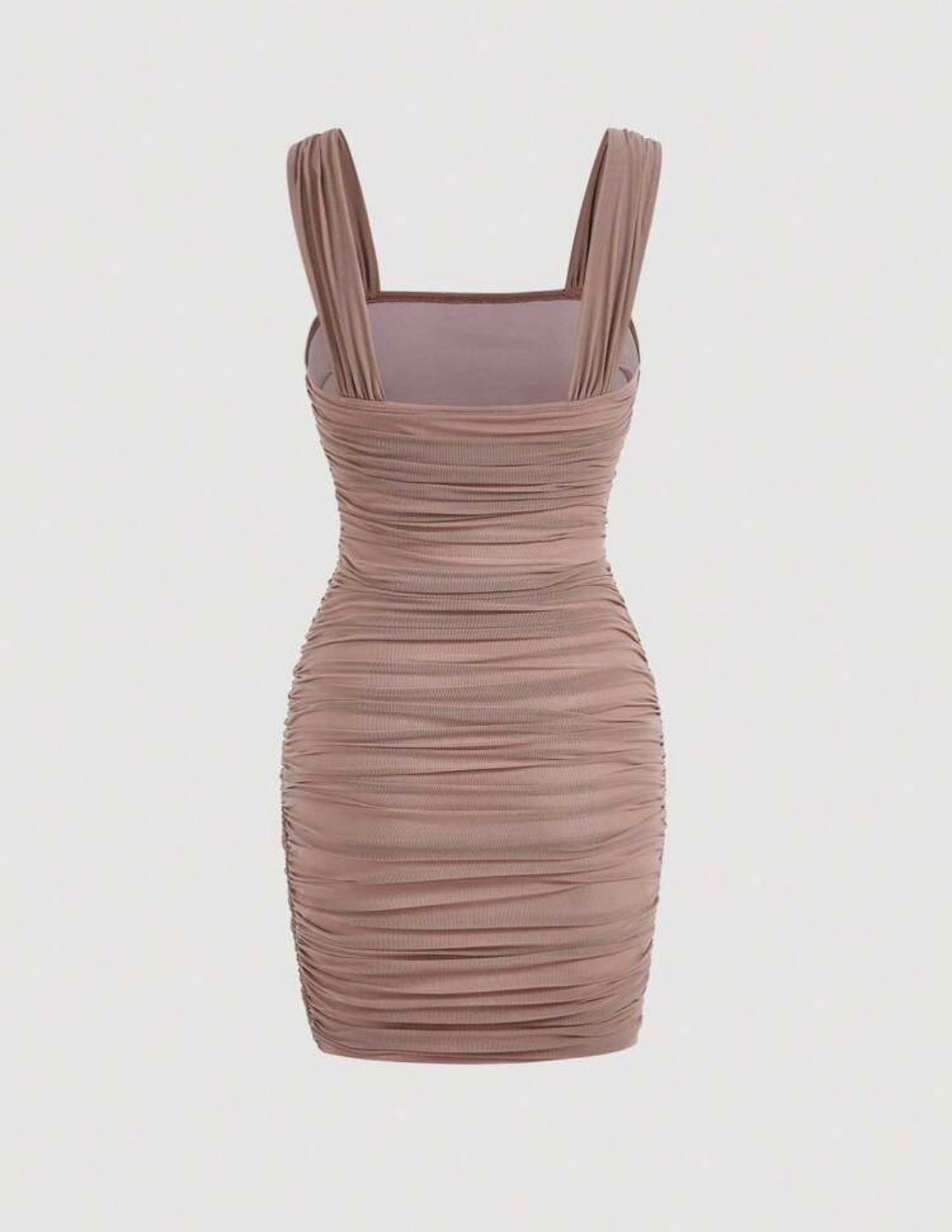 Women's Ruched Wrap Hem Cami Dress Mod Solid, Size L
