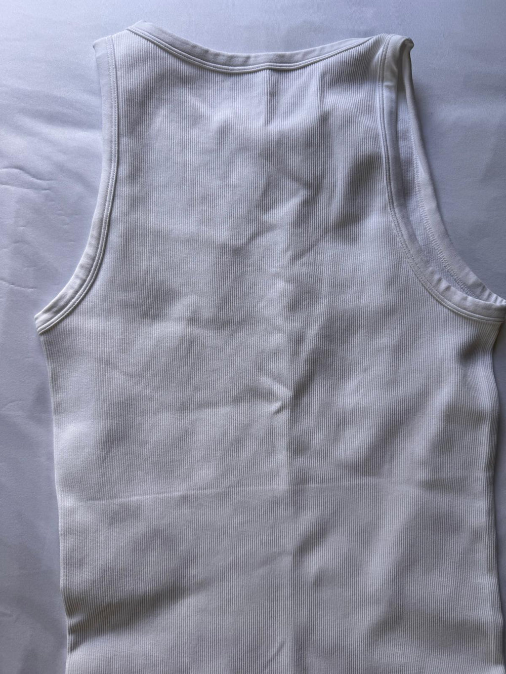 OQQ Ribbed Asymmetrical Ruffle Dress Women's Size XL,Color White