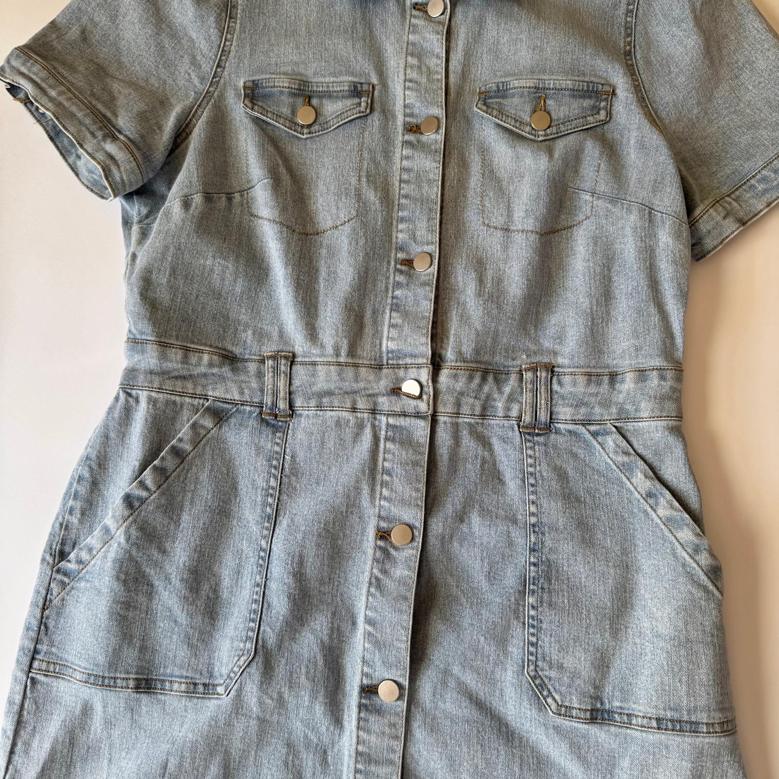 Tinseltown Women's Jeans Denim Dress, Size XXL