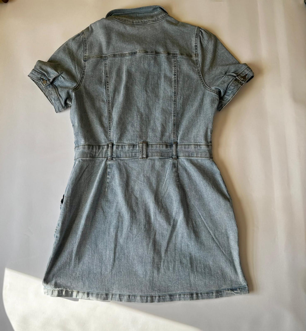 Tinseltown Women's Jeans Denim Dress, Size XXL