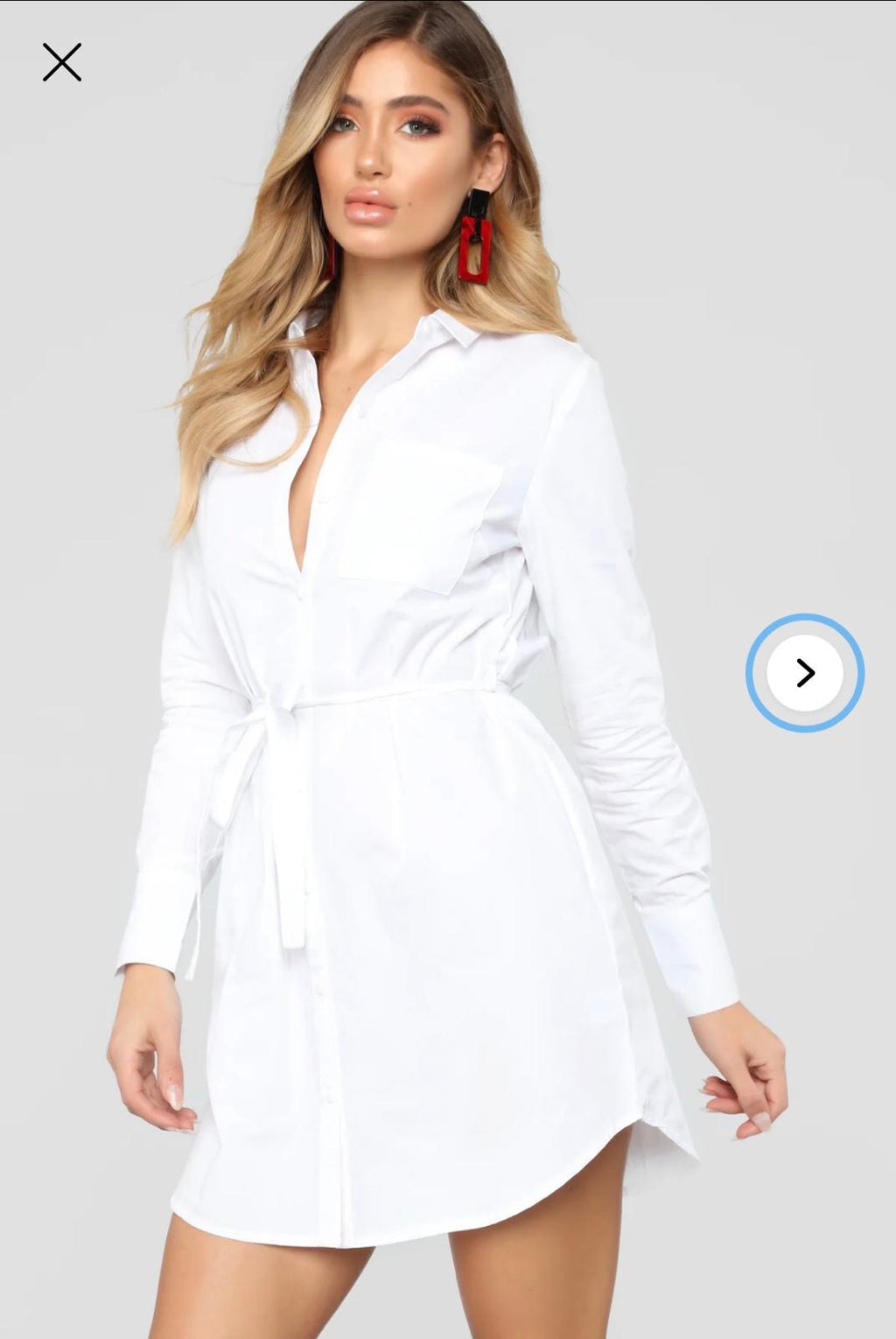 Sweet As Pie Dress Women, Color White and Size 1X