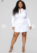 Sweet As Pie Dress Women, Color White and Size 1X