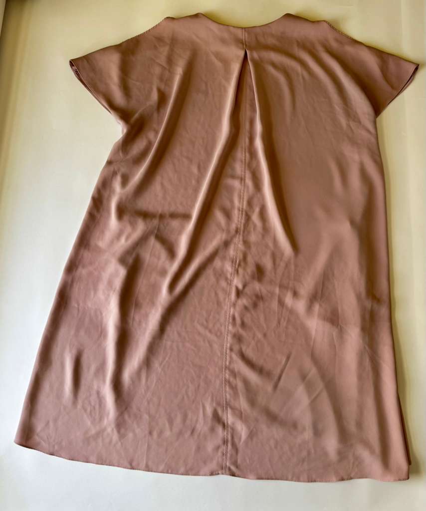 Rachel Roy Women's V- Neck Shift dress,Color Pink, Size L