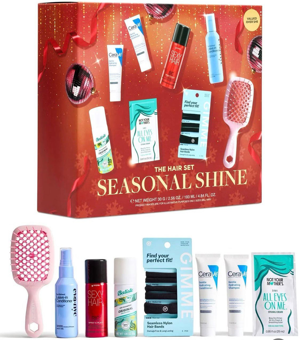 The Hair Set Seasonal Shine Gift set 8 Piece