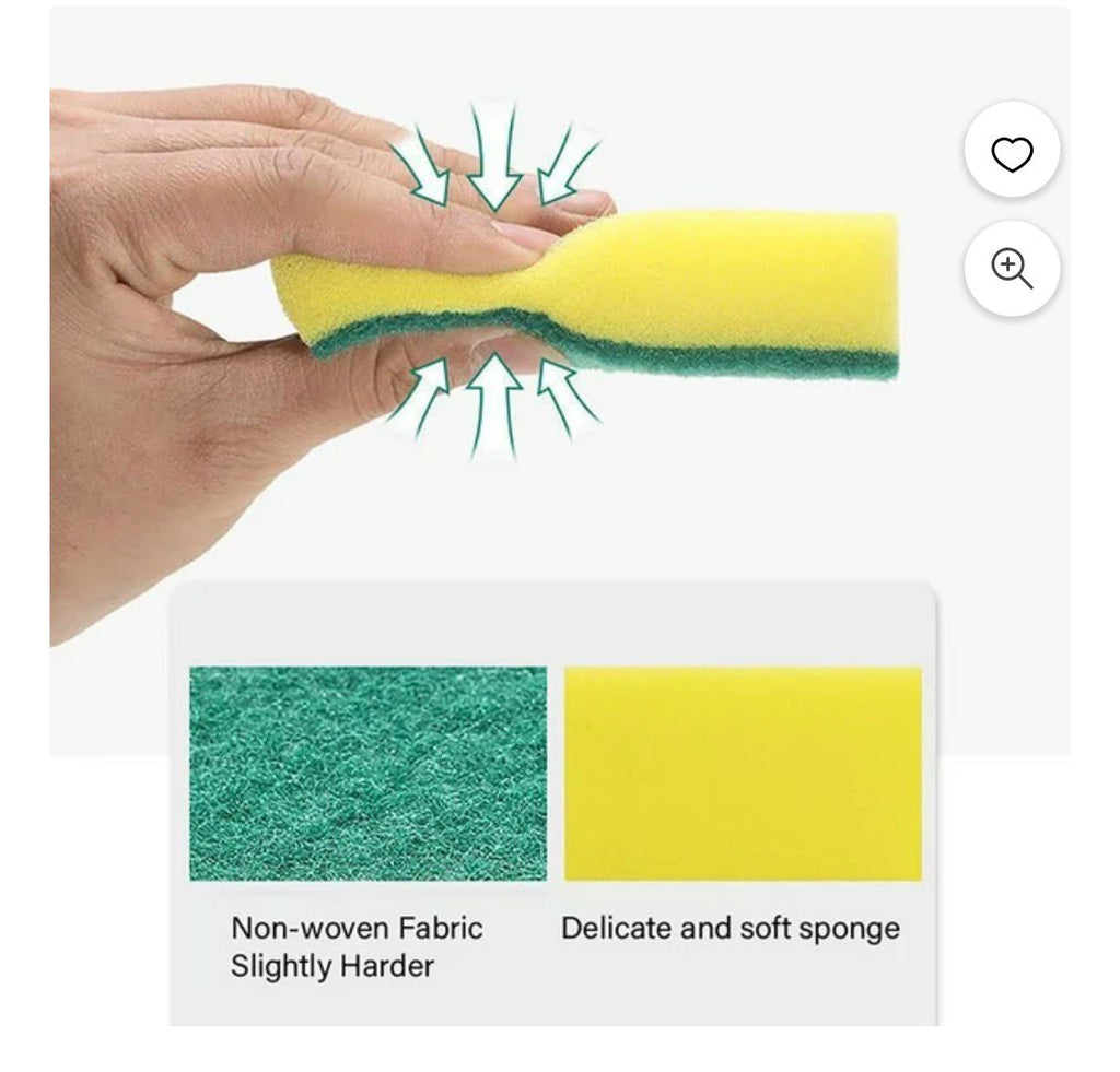 Kitchen Cleaning Sponges,Eco Non-Scratch for Dish, Small Dish Flexible Household