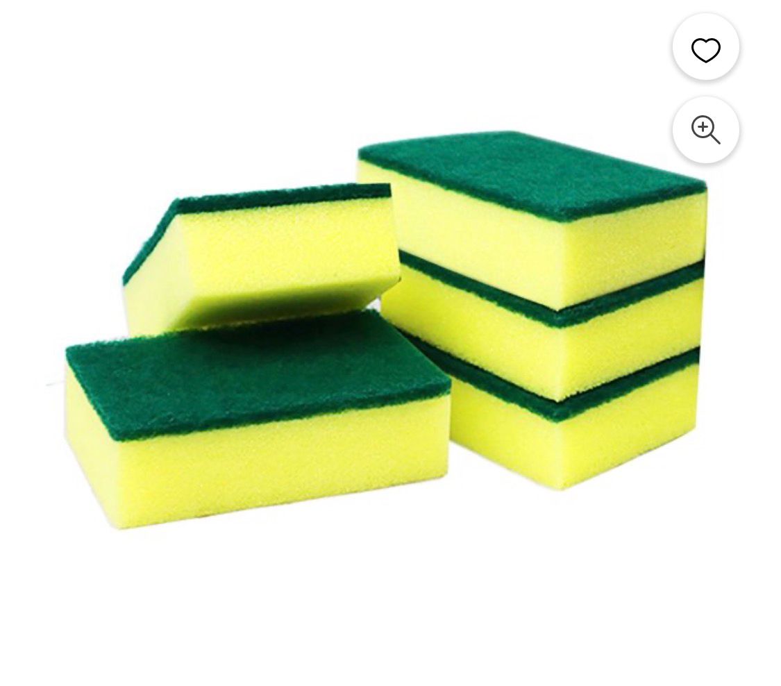 Kitchen Cleaning Sponges,Eco Non-Scratch for Dish, Small Dish Flexible Household