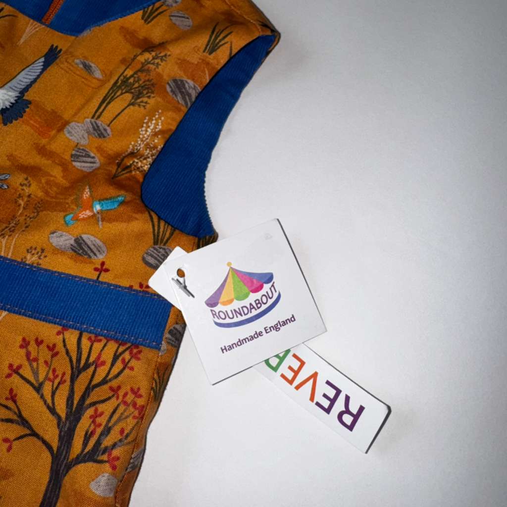 Children's Clothes Inspired by Vintage Fashion,Handmade Reversible,6-12M