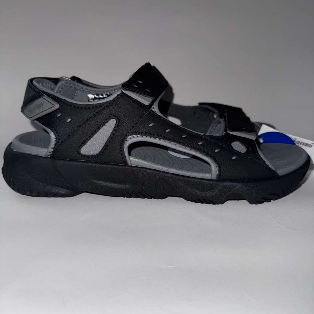 Hurley Men's Odessa Strap Sandals, Black, Size 9M
