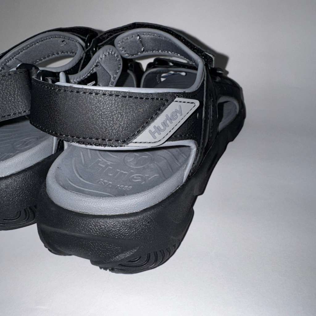 Hurley Men's Odessa Strap Sandals, Black, Size 9M