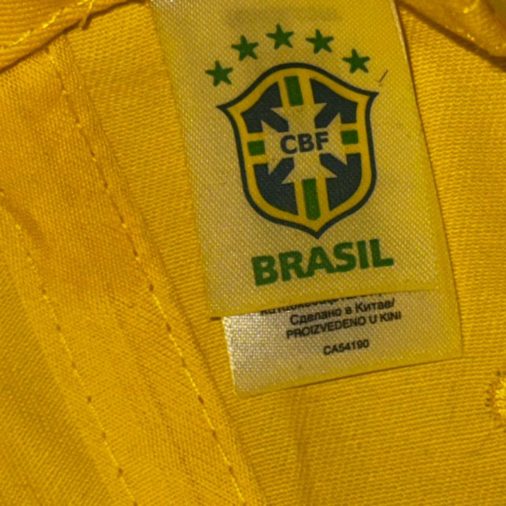 Brasil CBF Football Soccer Futbol Yellow Green Snapback Flat Bill Hat Cap
