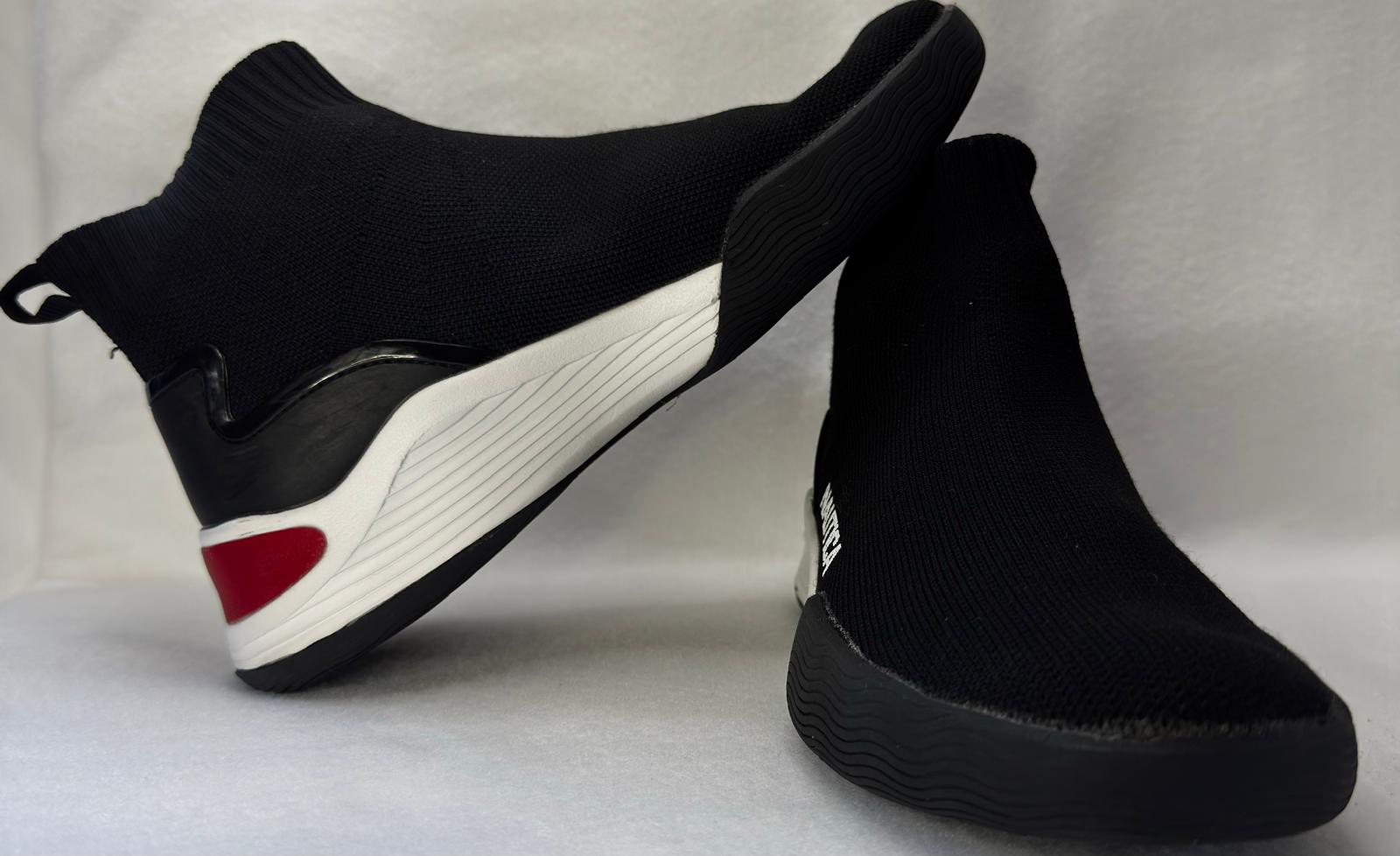 Nautica Willym 3 Ankle Support High Top Sneakers Sock Shoes Men's 7.5