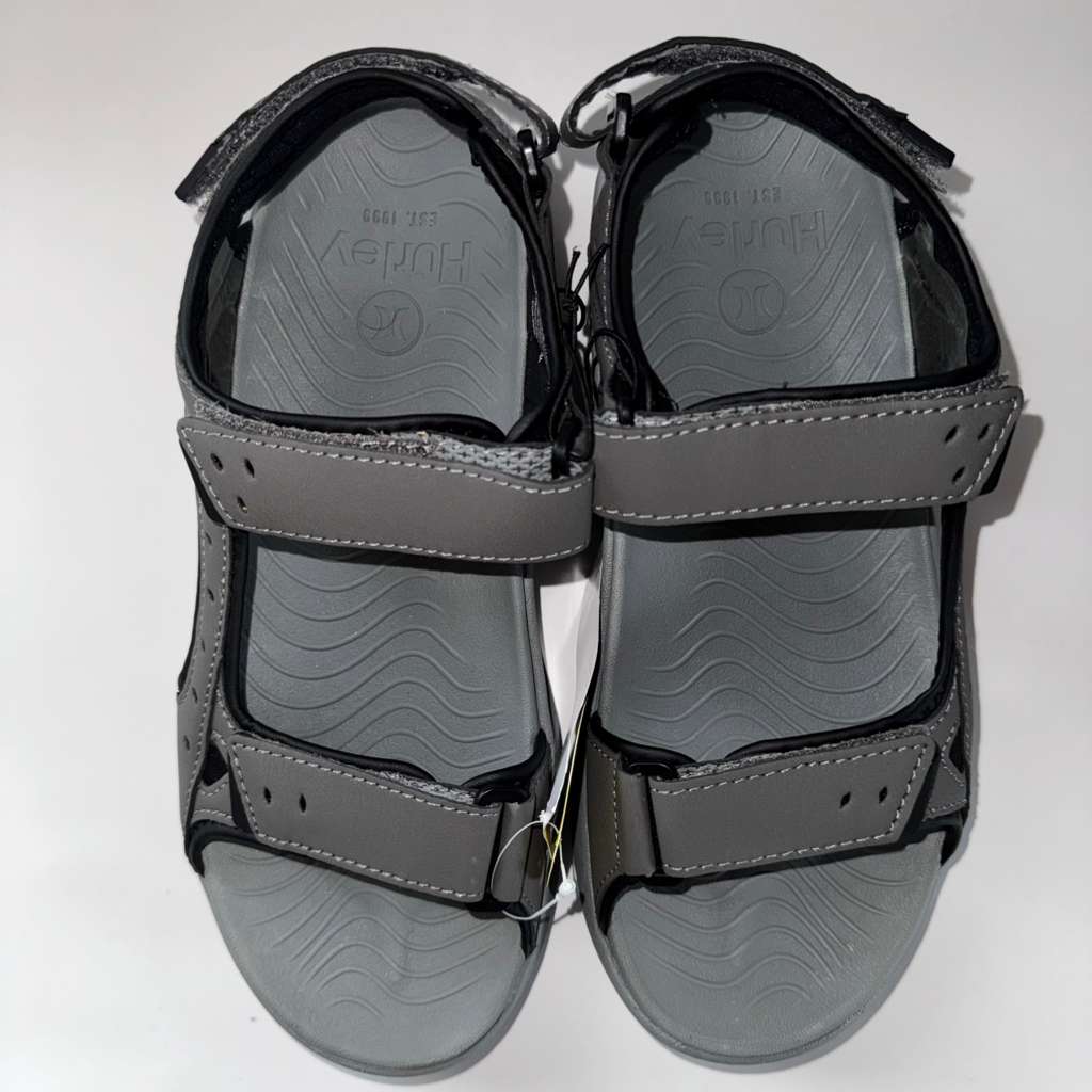 Hurley Men's Odessa Strap Sandals, Black, Size 9M