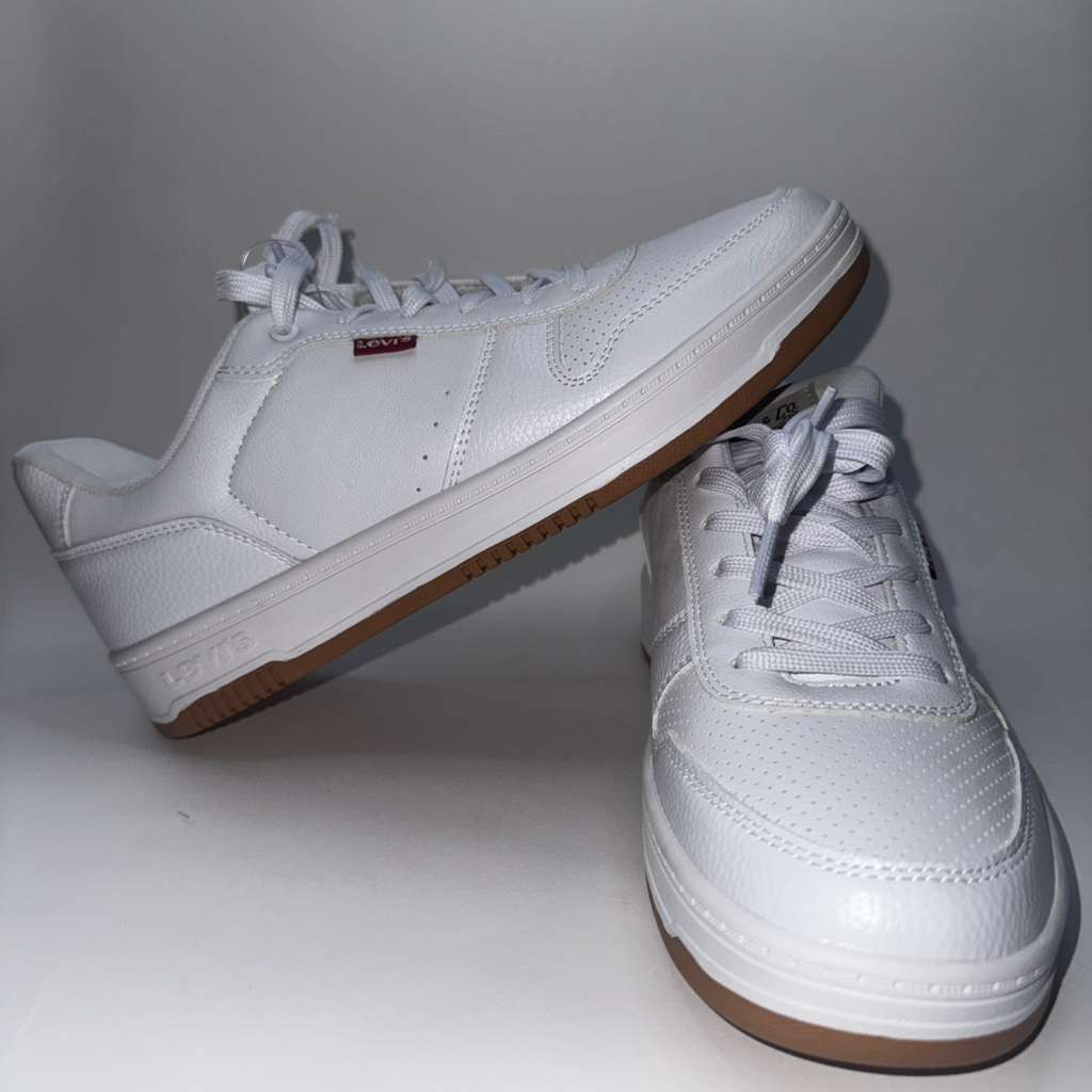 Levi's Mens Drive Lo Synthetic Leather Casual Lave Up Sneaker Shoe Size 9.5