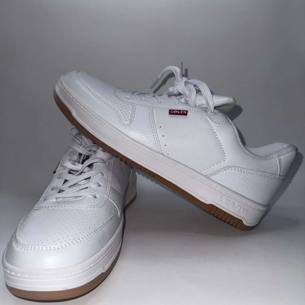 Levi's Mens Drive Lo Synthetic Leather Casual Lave Up Sneaker Shoe Size 9.5