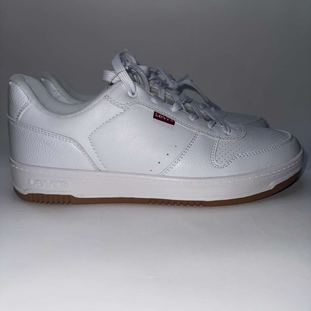 Levi's Mens Drive Lo Synthetic Leather Casual Lave Up Sneaker Shoe Size 9.5