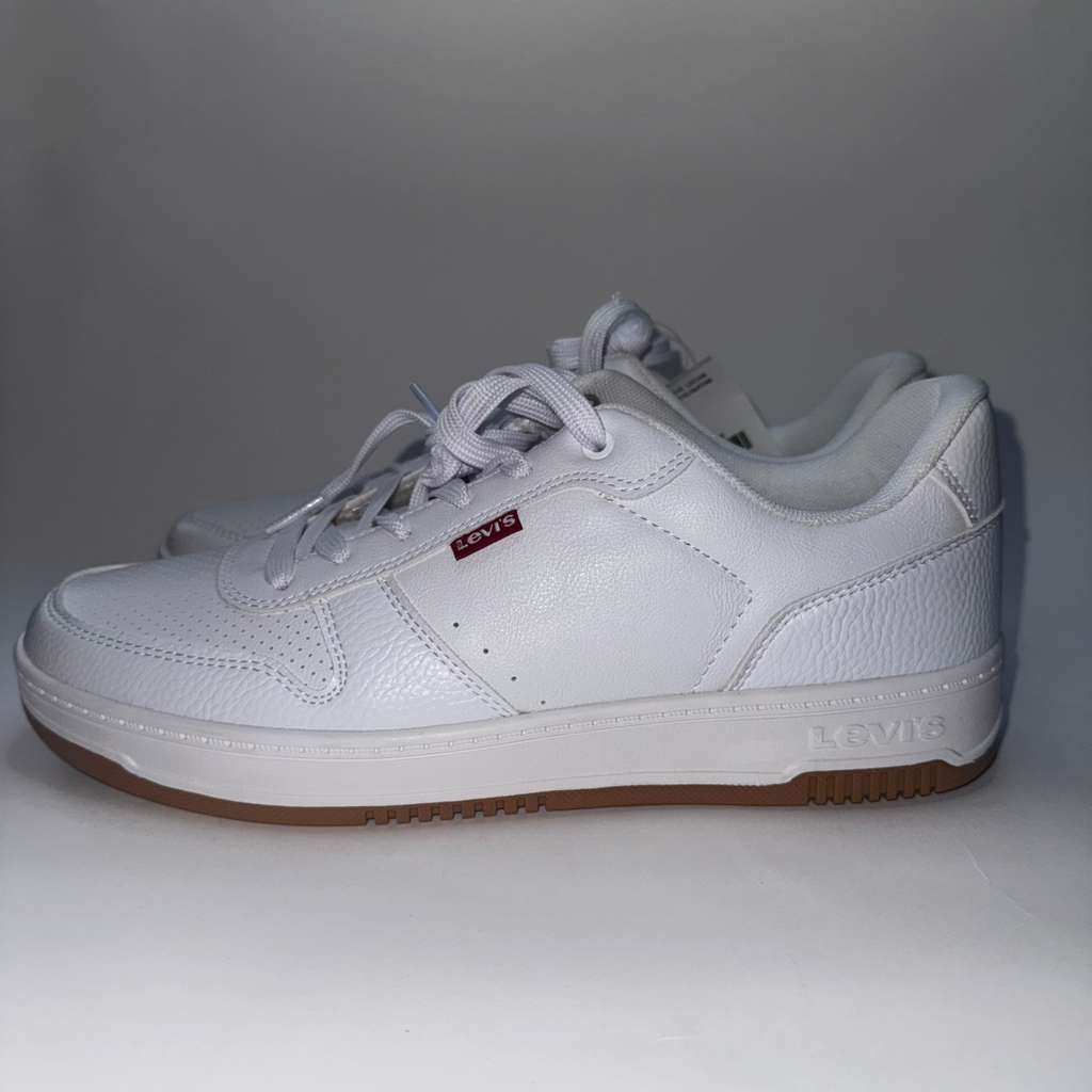 Levi's Mens Drive Lo Synthetic Leather Casual Lave Up Sneaker Shoe Size 9.5